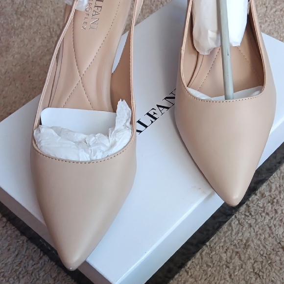 Alfani Nude Slingback Heels - Picture 2 of 7